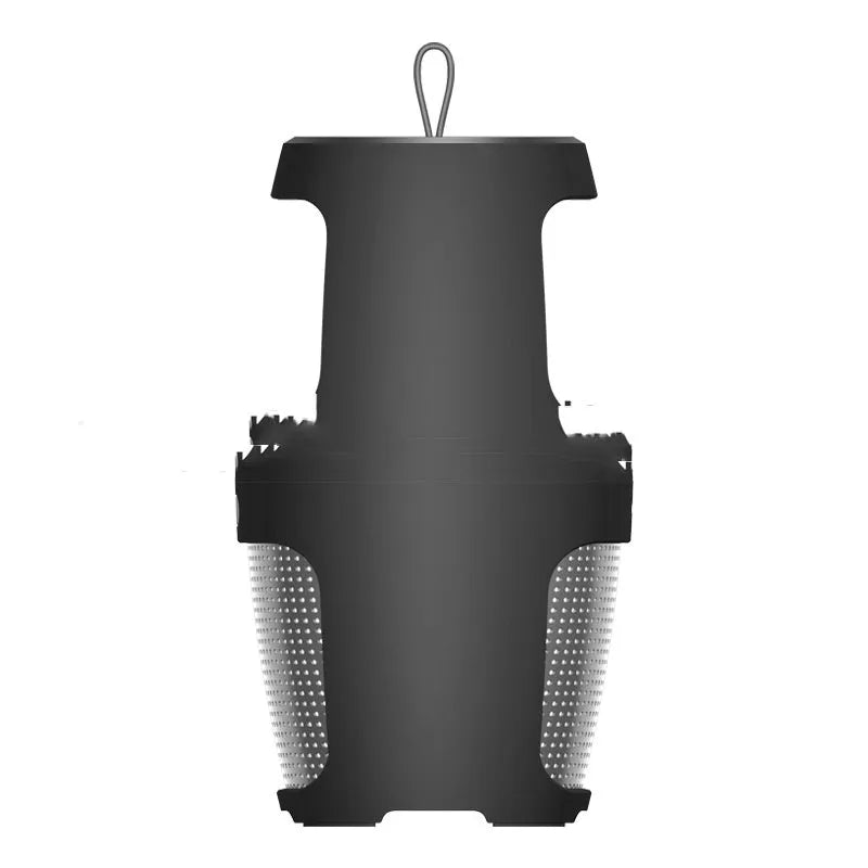 Black or white USB-powered indoor mosquito killer lamp with dimensions 115x115x227mm.