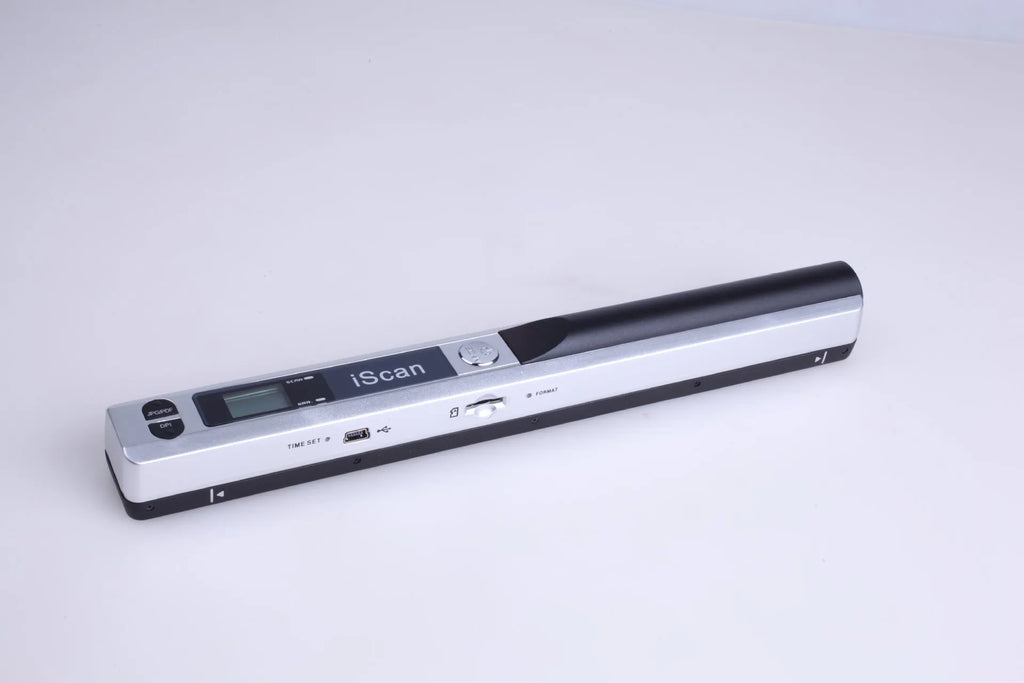 Handheld wireless barcode scanner in multiple colour options for portable inventory management