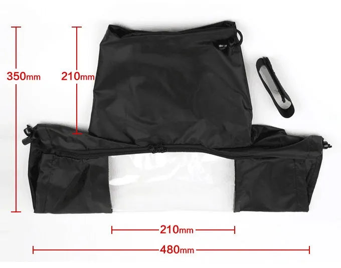 Kang Pin transparent PVC DSLR camera rainproof cover with adjustable lens hood