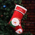 American-style non-woven Christmas stocking candy bag pendant in Elk, Old Man, and Snowman designs