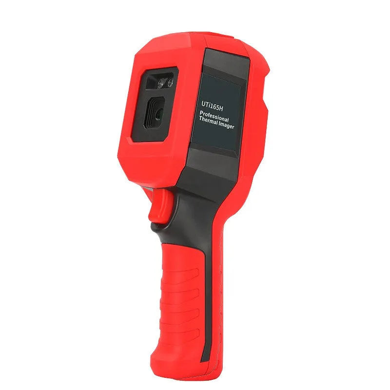 UTi series handheld infrared thermal imaging camera with display screen showing thermal pattern