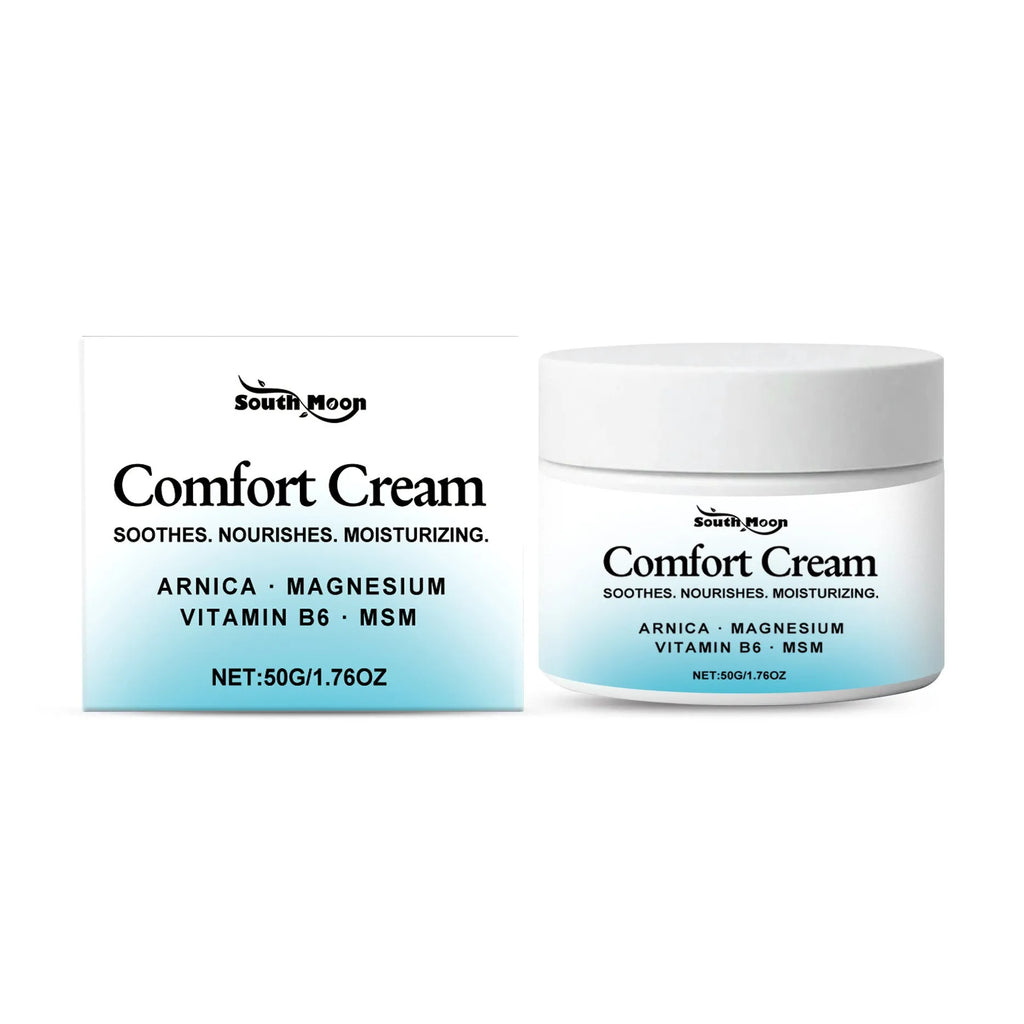 Small white jar of 50g gentle hydrating body moisturising cream with Shanjinchehua and menthol.