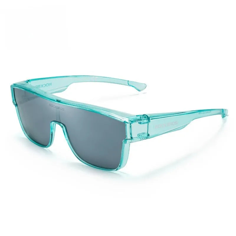 Cycling goggles with polarised TAC lenses and TR frame in various colour combinations
