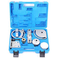 Volvo engine timing special tool set with carbon steel construction in a 37x28x11 case