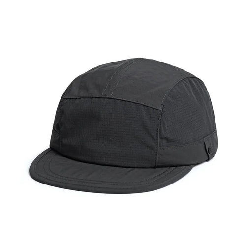 A breathable baseball cap with mesh panels and a soft tongue in army green colour.