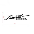 Black laser reflective car sticker with text on PET material for vehicle application