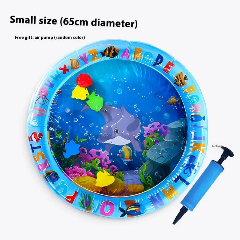 PVC inflatable pet cooling water mattress in Underwater World, Dolphin, or Shark design