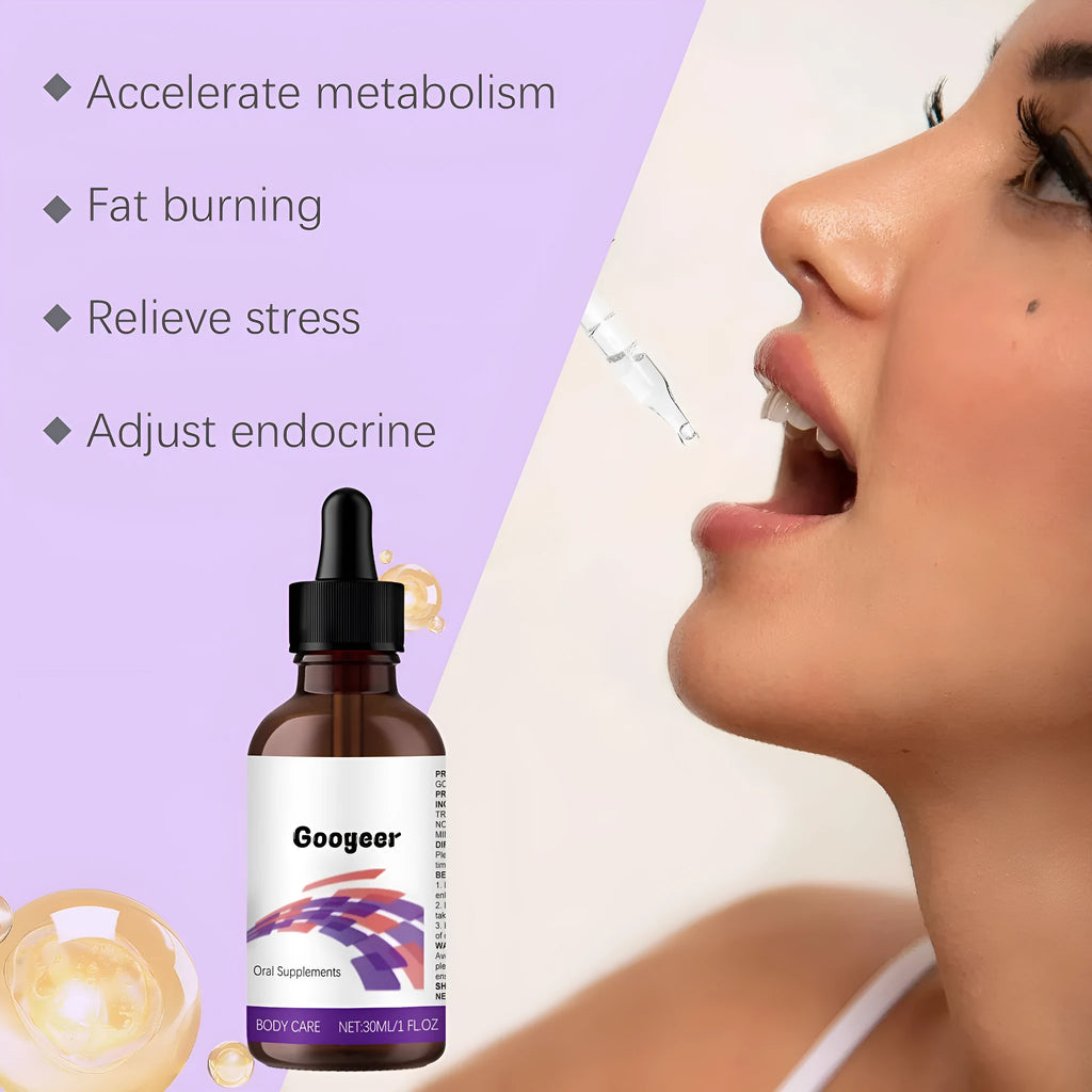 Googeer 30ml oral supplement liquid bottle for body treatment