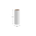 Refillable lint remover roller for picking up cat hair from floors and carpets