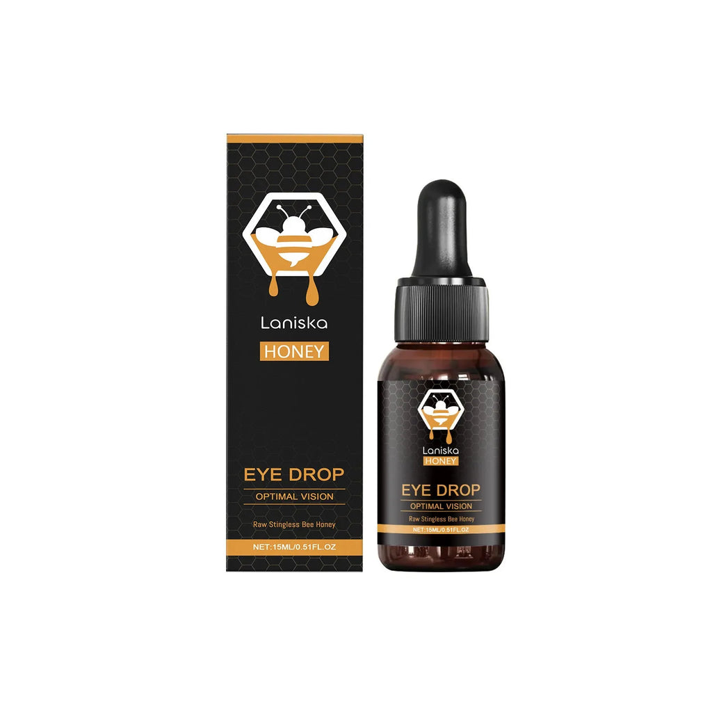 15ml bottle of honey eye drops for dry eye and fatigue relief