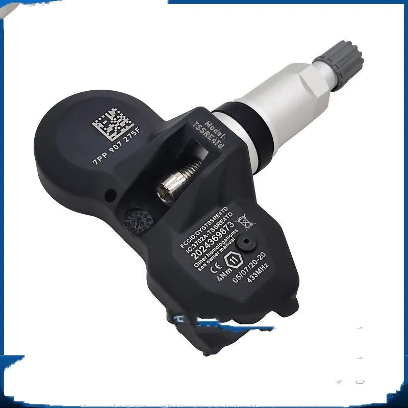 Black tyre pressure monitoring device for Audi cars
