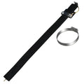 Black car electrostatic grounding chain measuring 370mm in length.