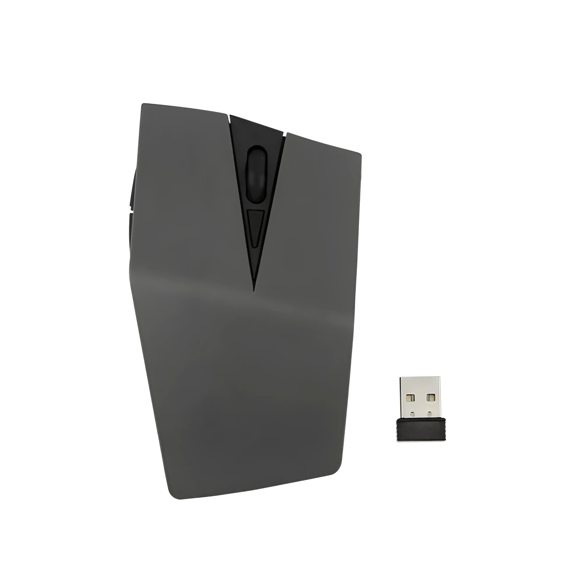 Wireless optical mouse with invisible USB receiver in gold colour option