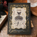 THALO retro art gothic style notebook in A5 size with animal and maze cover designs