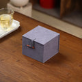 Gray flannel gift box with retro gilding craft finish, three sizes available, from Yixing