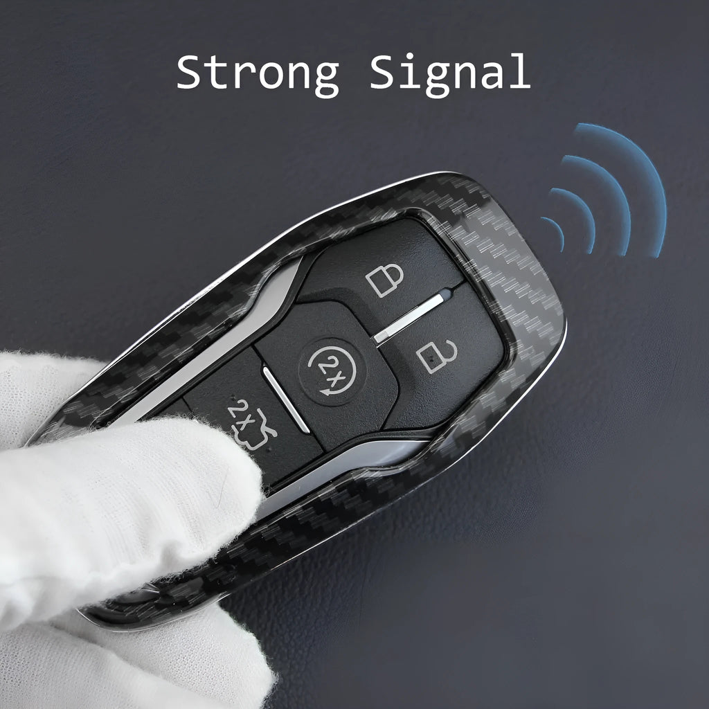 Black plastic protective shell for a car key fob with a buckle clip attachment.