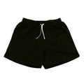 Men's mesh quick-drying shorts in black colour for summer running and fitness activities