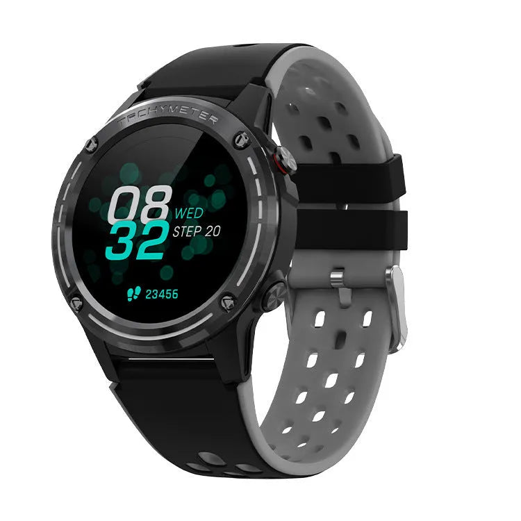 GPS smart watch with Bluetooth sports bracelet in silicone strap showing colour options
