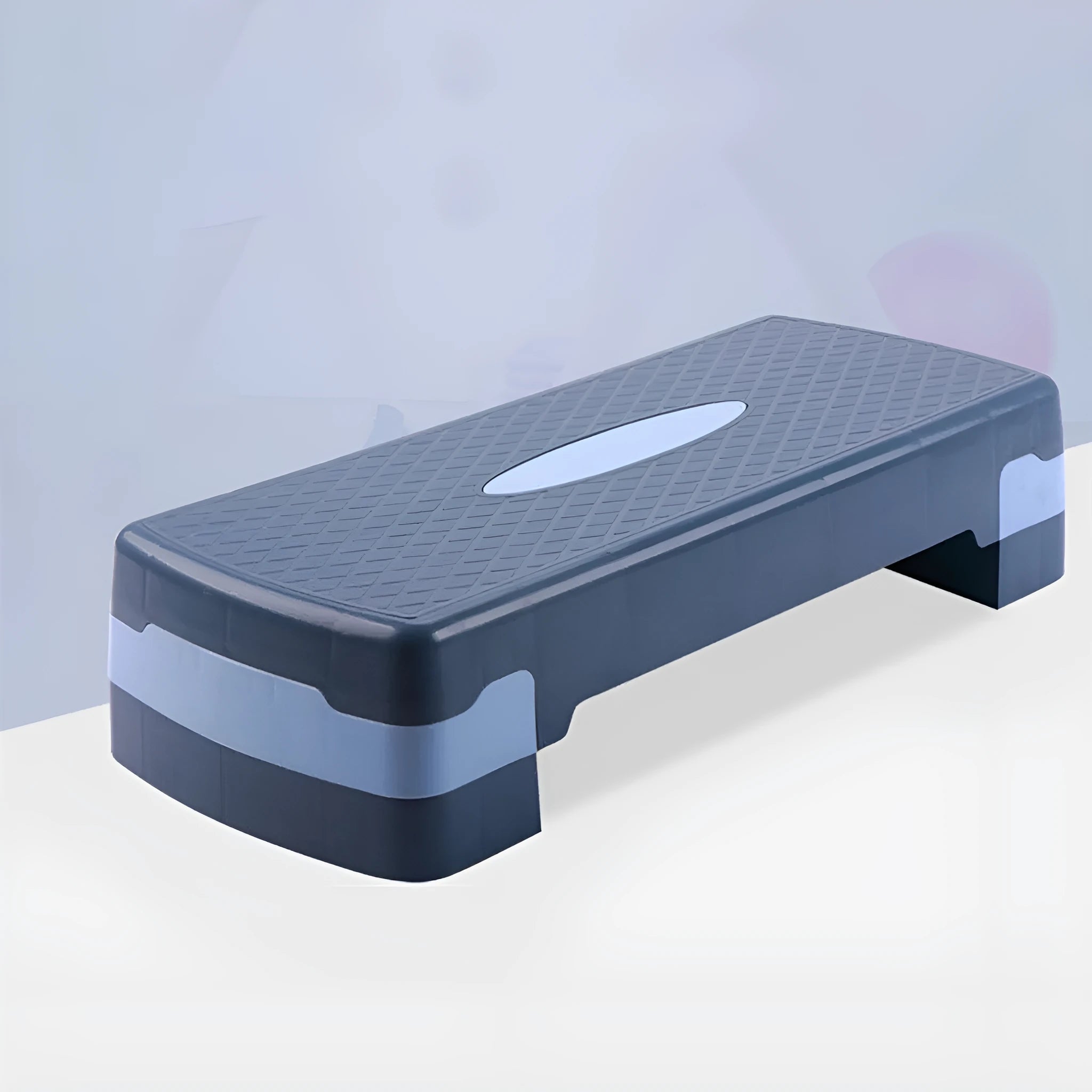 Fit Step aerobics platform in grey, green, or orange colour options