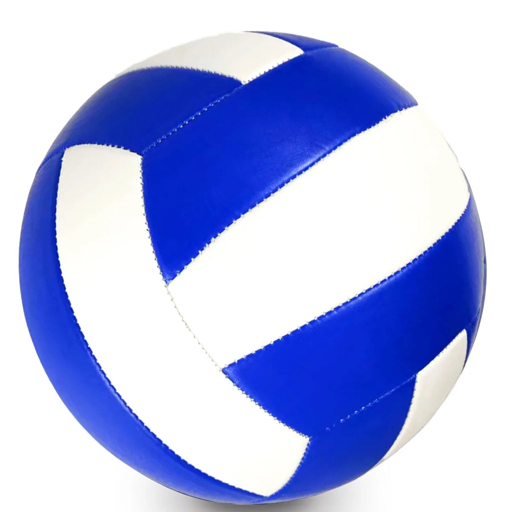 Machine seam PVC volleyball No 5 in black and white for senior high school entrance exam indoor training