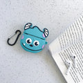 Silicone protective case for Apple AirPods with cartoon animal design in multiple colour options