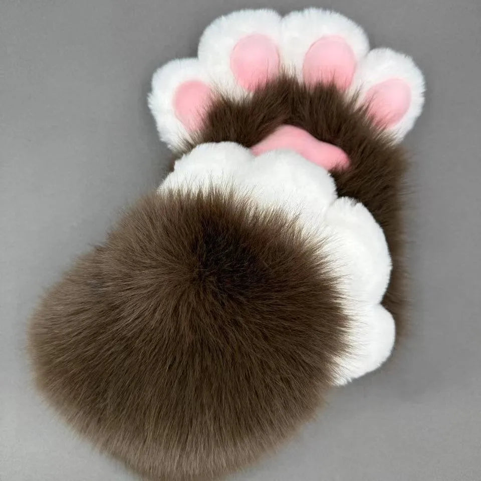 Colourful animal claw cosplay gloves in nylon material with multiple colour options
