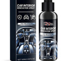 Car interior renovation aerosol spray can with biodegradable formula for fabric upholstery