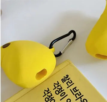 Yellow banana silicone protective case for AirPods Pro and AirPods 3rd generation wireless earbuds