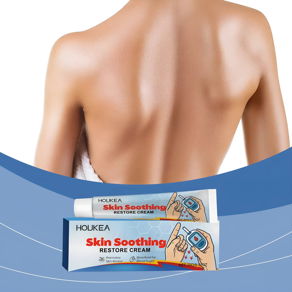 20g tube of body and neck cream with botanical extracts including tea tree oil and mint leaf