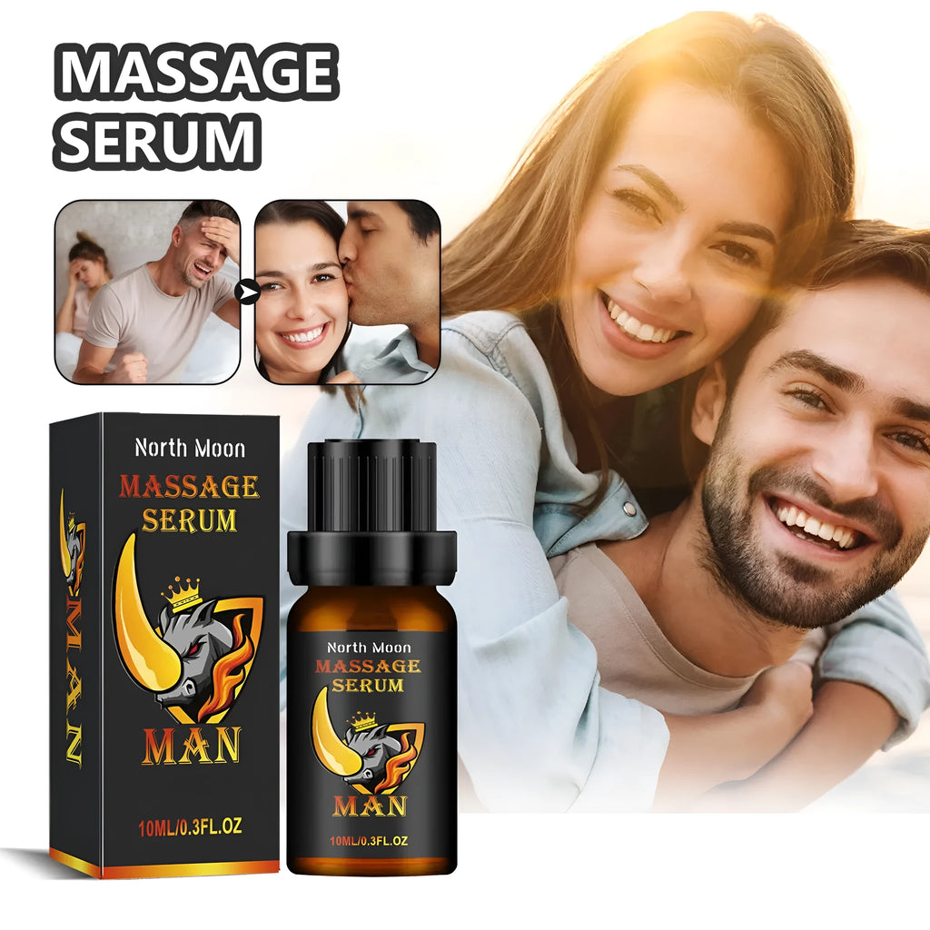 10ml men's endurance vitality essential oil bottle for external massage with mineral oil and ginger root oil