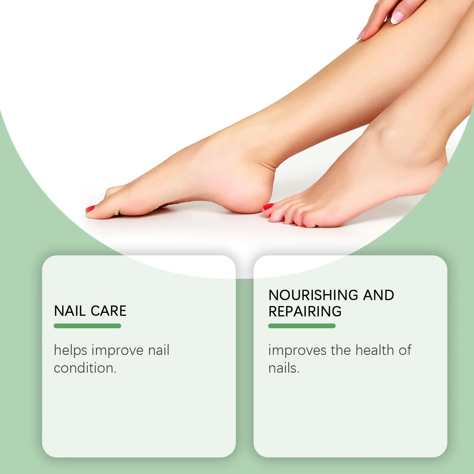 30ml bottle of nail fungus repair solution with tea tree oil and moisturising ingredients