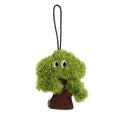 Pine tree cat mint toy bag pendant in three sizes for interactive feline play