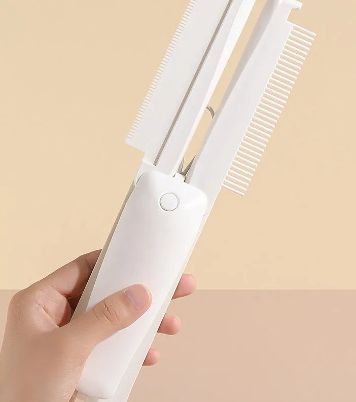 Plastic pet grooming brush for dogs and cats with hair removal and massage functions
