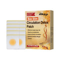 Pack of 10 round herbal body shaping navel stickers with bee venom and argy wormwood