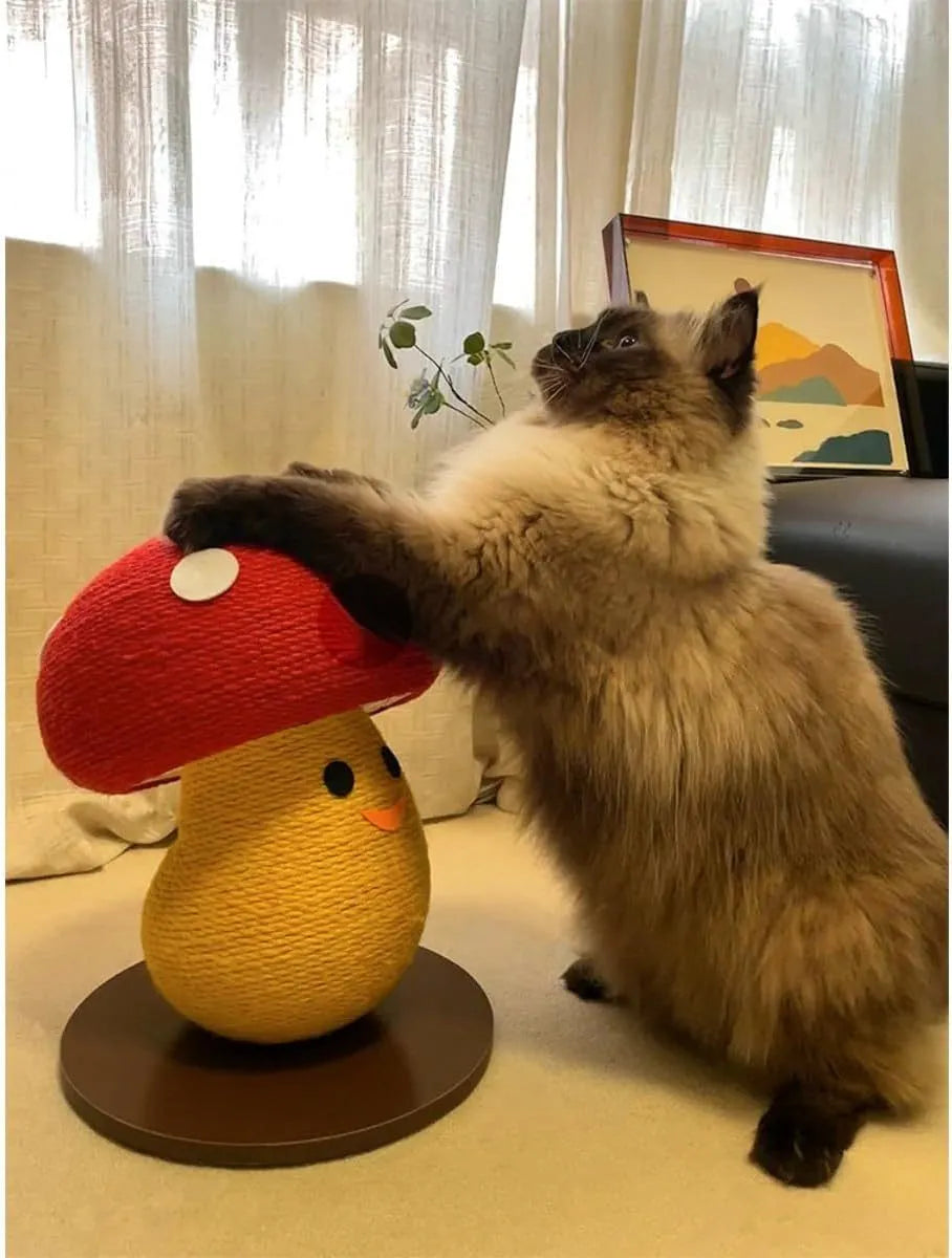 Foldable accordion cat scratcher with corrugated cardboard design for indoor furniture protection