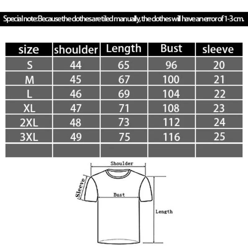Men's black loose fit T-shirt featuring a large 3D digital printed cartoon design on the front.