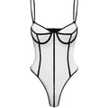 Khaki women's bodybuilding jumpsuit with hollow out design and contrast colour panels.