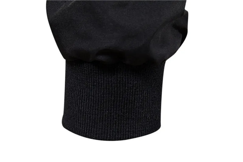 Men's casual thin jacket in polyester fibre available in army green, black and navy blue colours