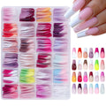 Box of 288 removable French wear armour nail stickers with seamless, ultra-thin design.