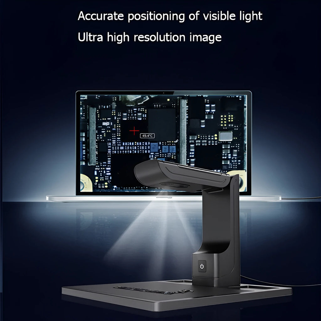 Black USB mobile phone diagnostic instrument for mainboard testing in telecommunication repair