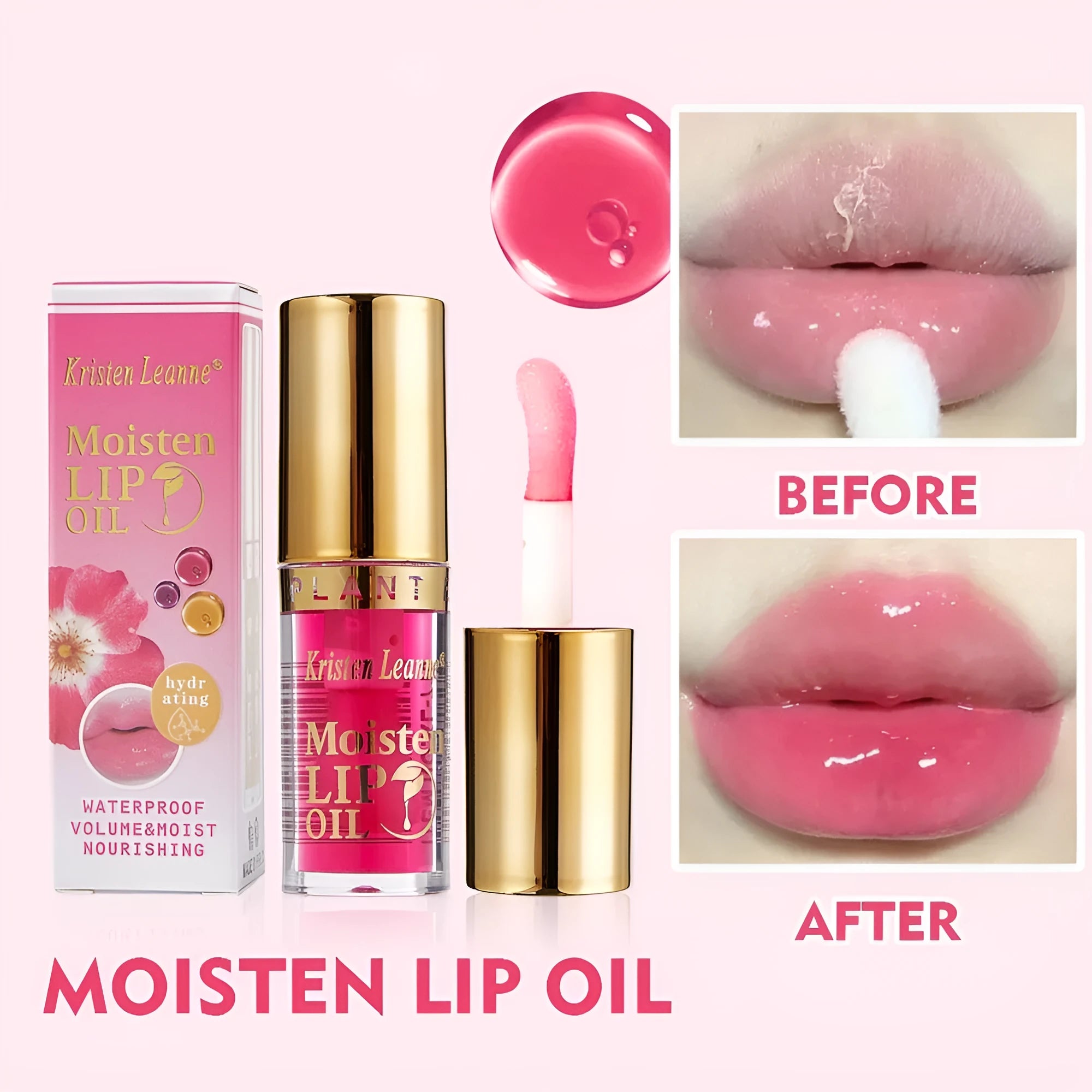 3ML moisturising lipstick with 60-month shelf life in cosmetic packaging