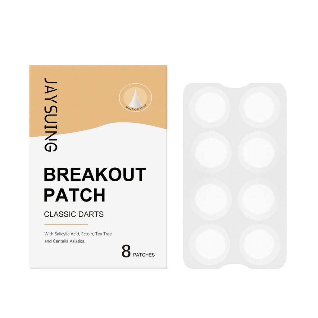 8 pack of acne patches with tea tree oil and centella asiatica for spot treatment