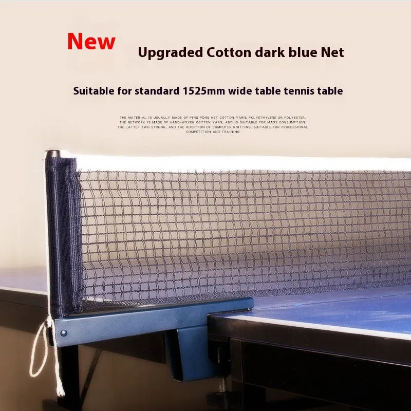 Table tennis universal net post with large thickened metal clip and grid frame for indoor tables.