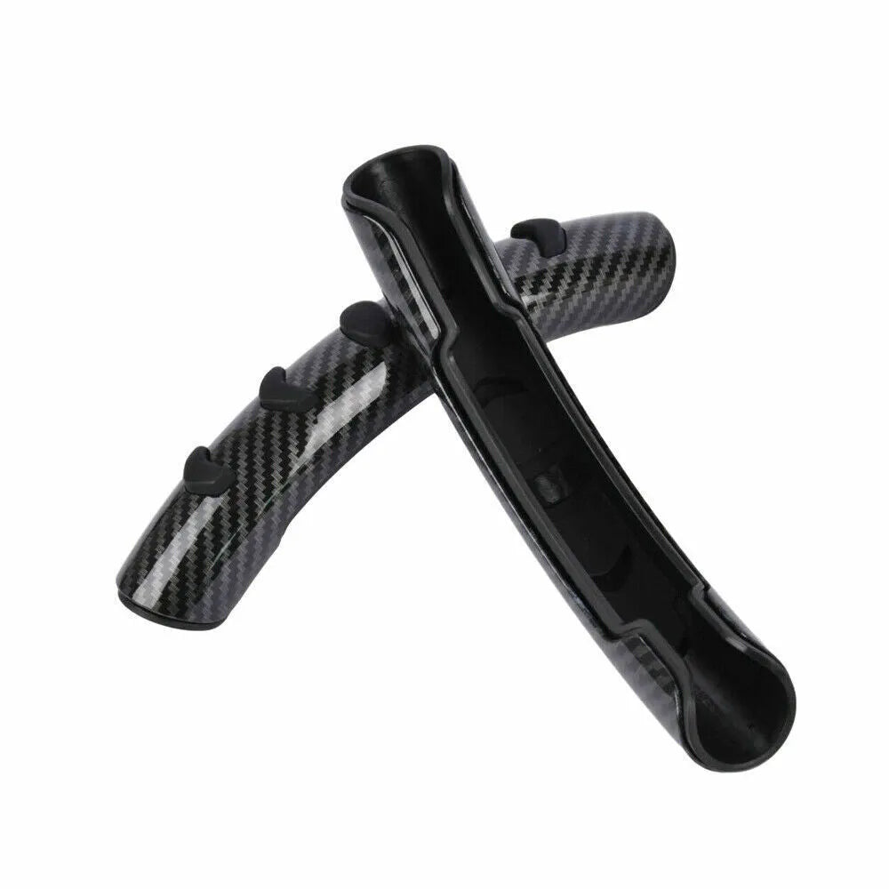 Carbon fibre black fibre steering wheel anti-slip sleeve for 38cm diameter wheels.