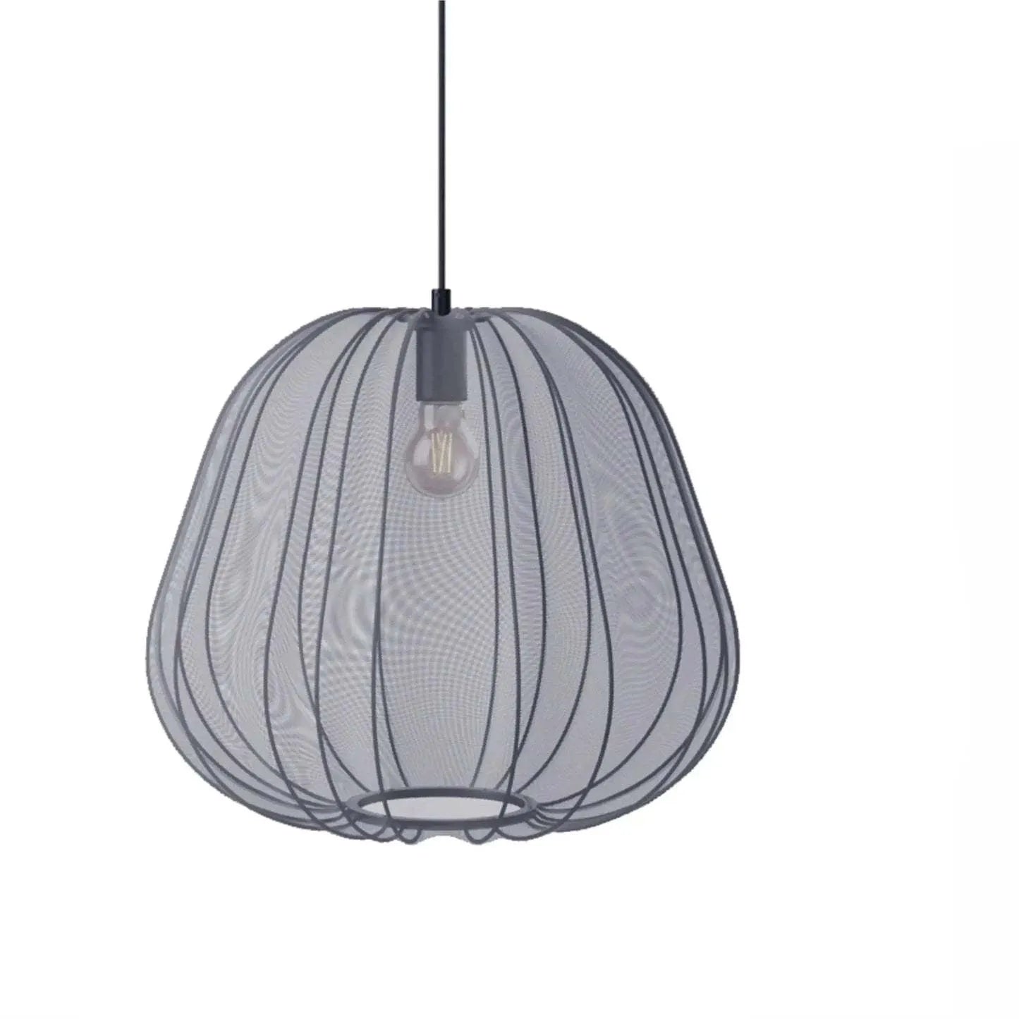 Japanese style branch ceiling lamp in white finish with multiple arms and LED bulbs.