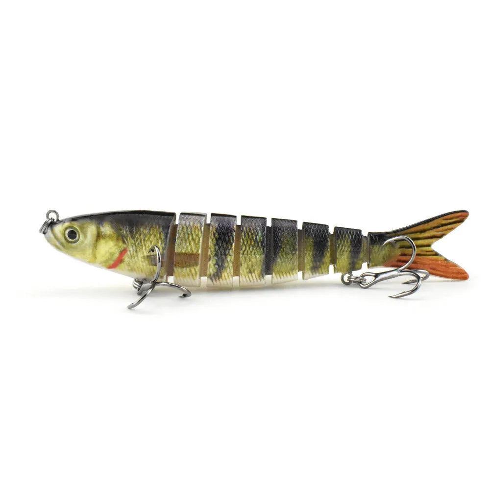 Eight Fish hard plastic fishing lure measuring 133mm, shown in a selection of available colour options.