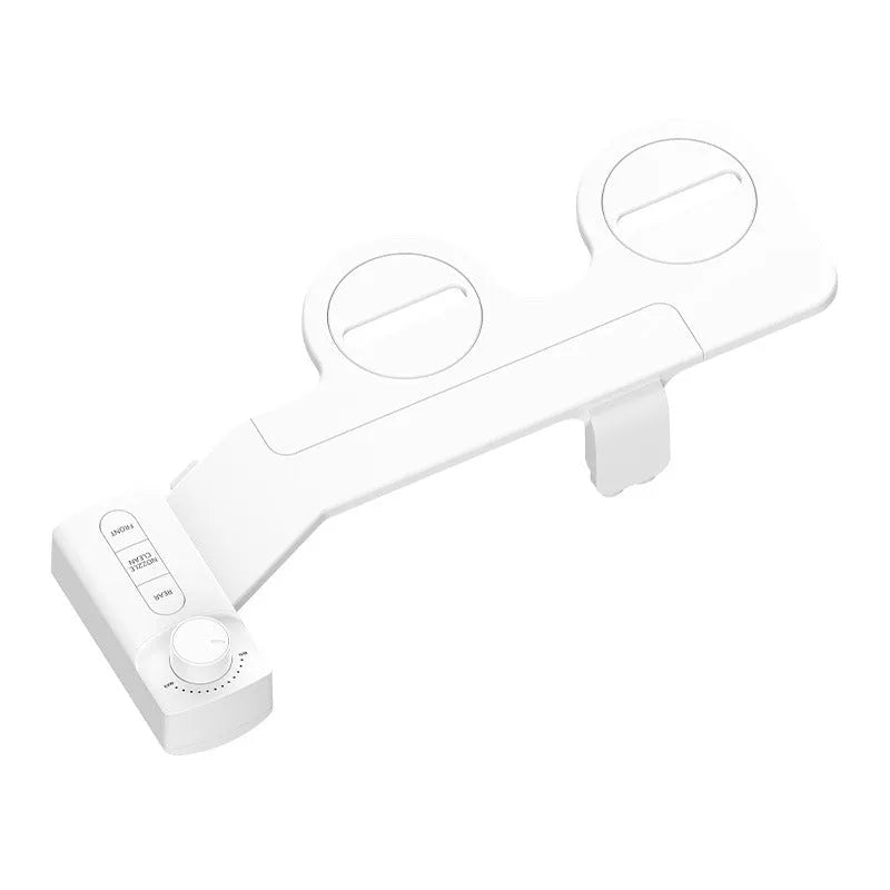 KB06 pure white water pressure cleaning tool with detachable ABS nozzle and copper connection fittings.