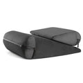 High-density sponge triangle wedge pillow with embroidered cover in five colour options