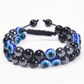 Lapis lazuli green gold stone bracelet with Chinese retro artistic style