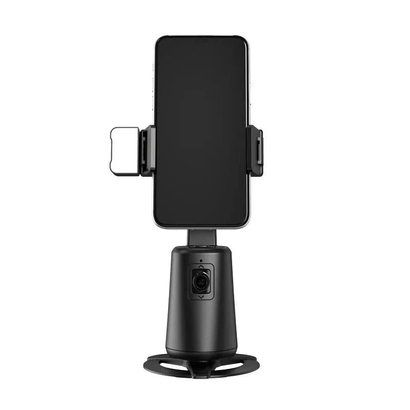 A200 intelligent face tracking desktop bracket with black ribbon lights and remote control for universal phone and camera